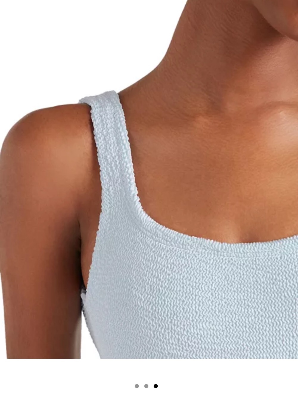 Hunza G Square Neck One Piece Swimsuit NWT - Picture 3 of 3